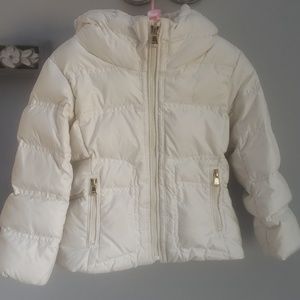 Cream Ralph Lauren winter jacket toddler
